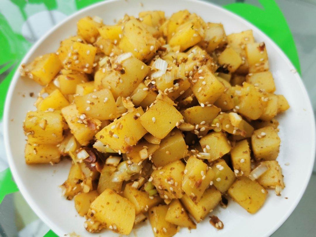 香辣孜然土豆丁