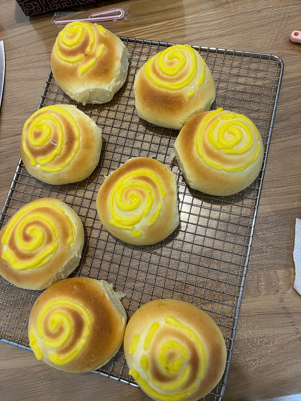 蛋奶酱包进面包里，太美味！【卡仕达面包】