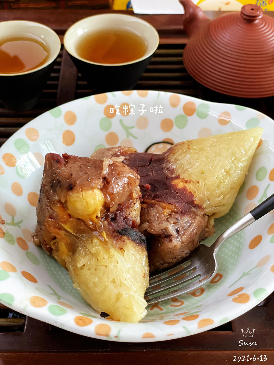潮汕双拼粽子