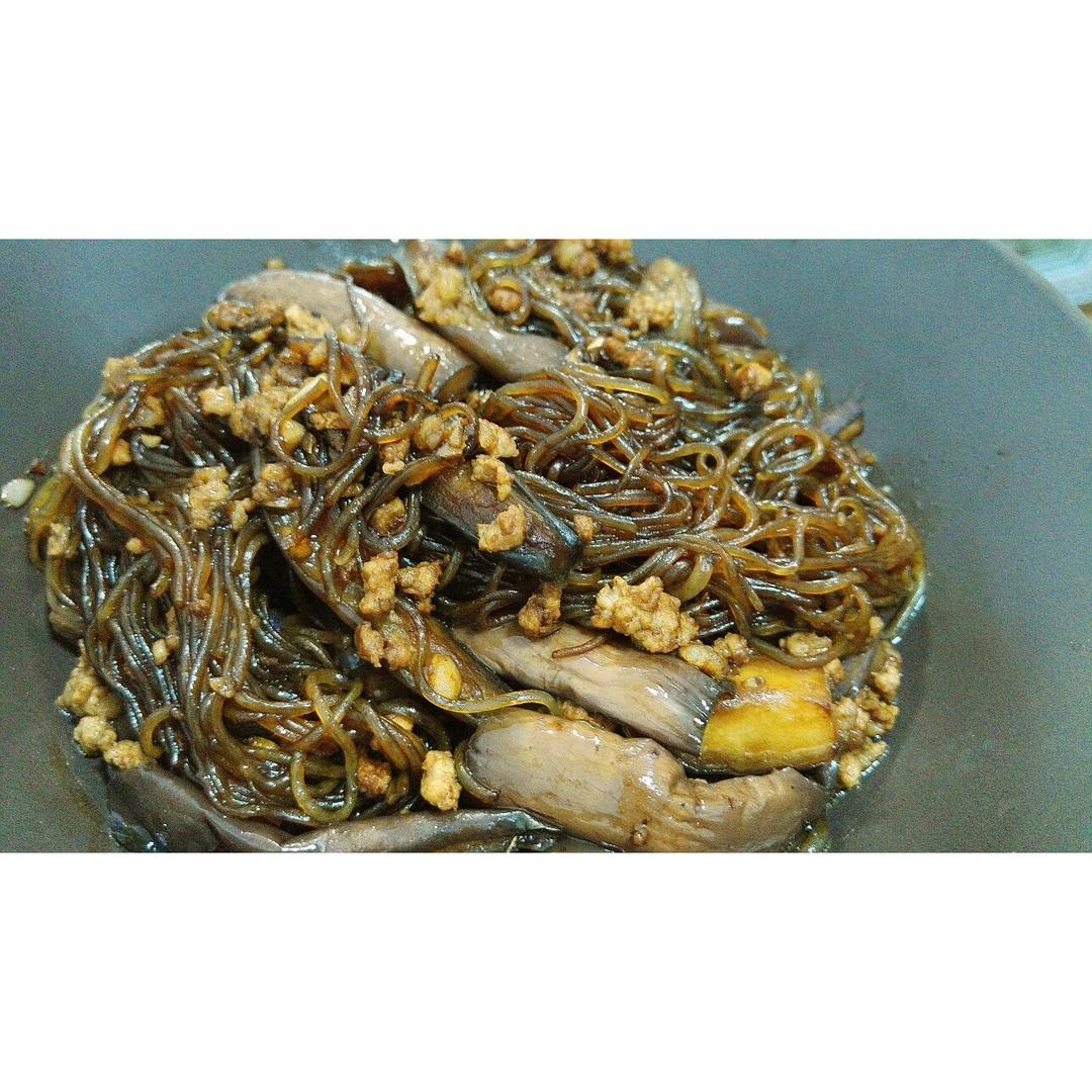 肉末茄子粉丝煲