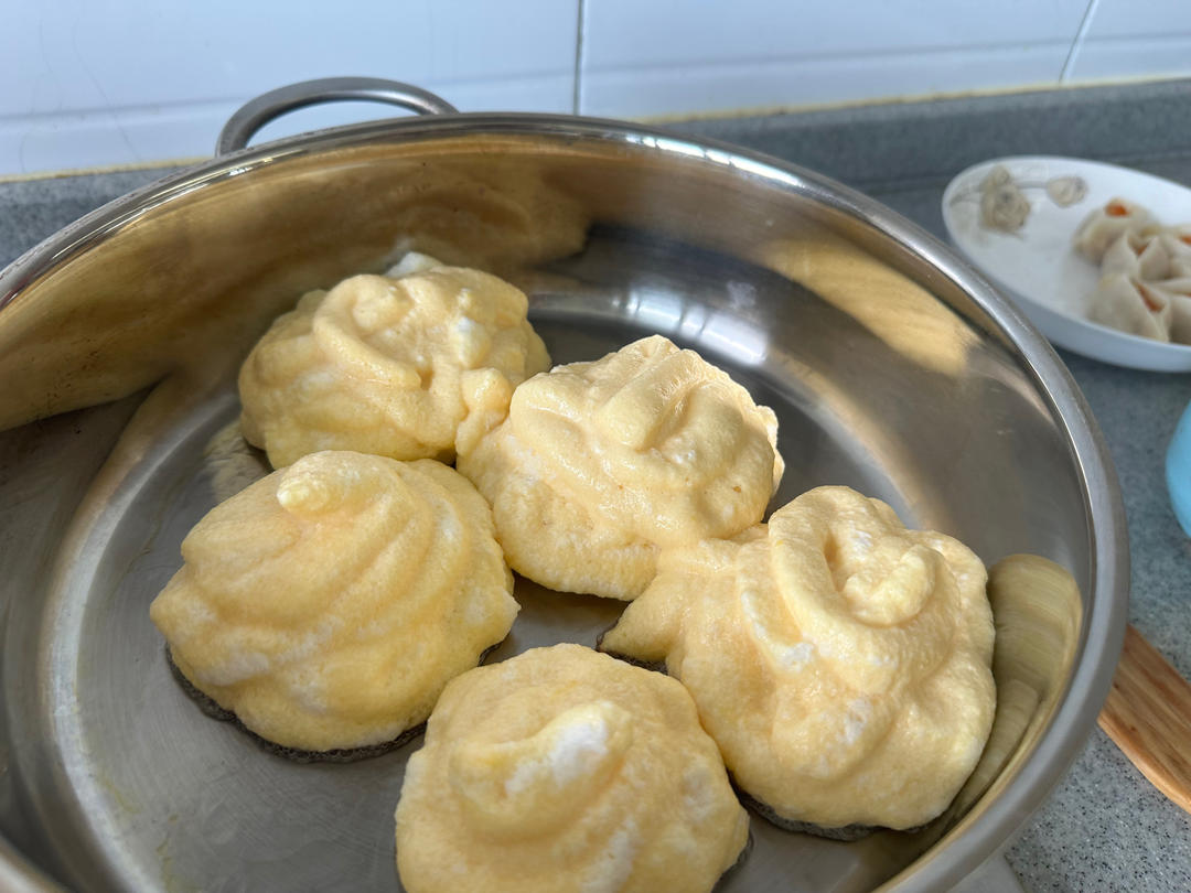 10分钟搞定网红舒芙蕾松饼🥞超松软『步骤详细附视频』『平底锅美食』