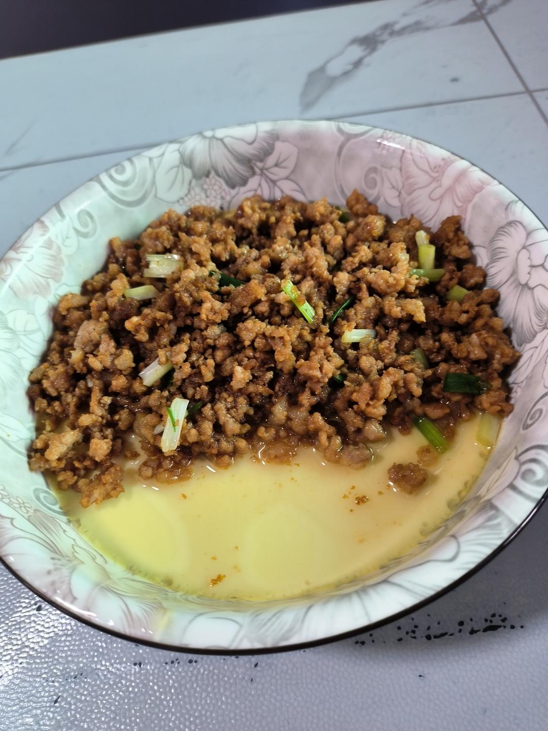 比布丁还要嫩！巨好吃又营养的肉末水蒸蛋