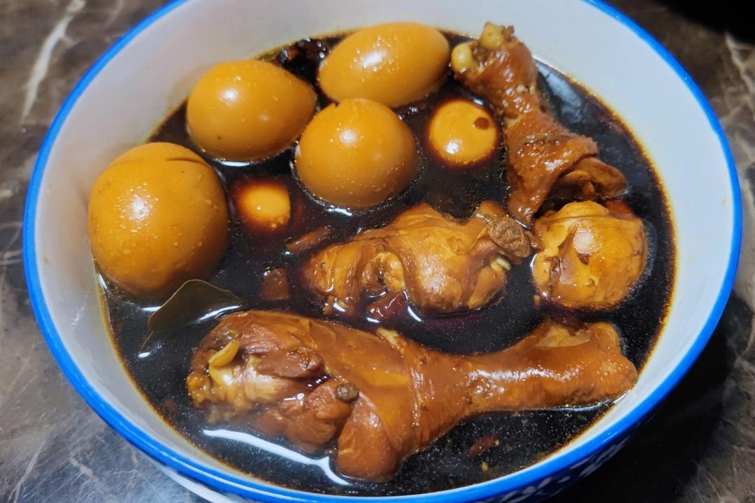 爆好吃的卤鸡腿 卤蛋❗电饭煲 炒锅都可以做~