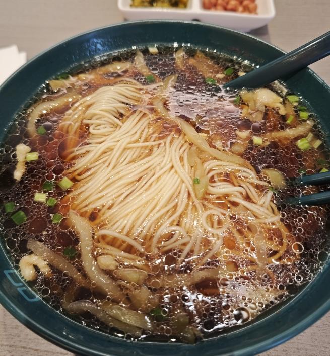 香辣榨菜肉丝面