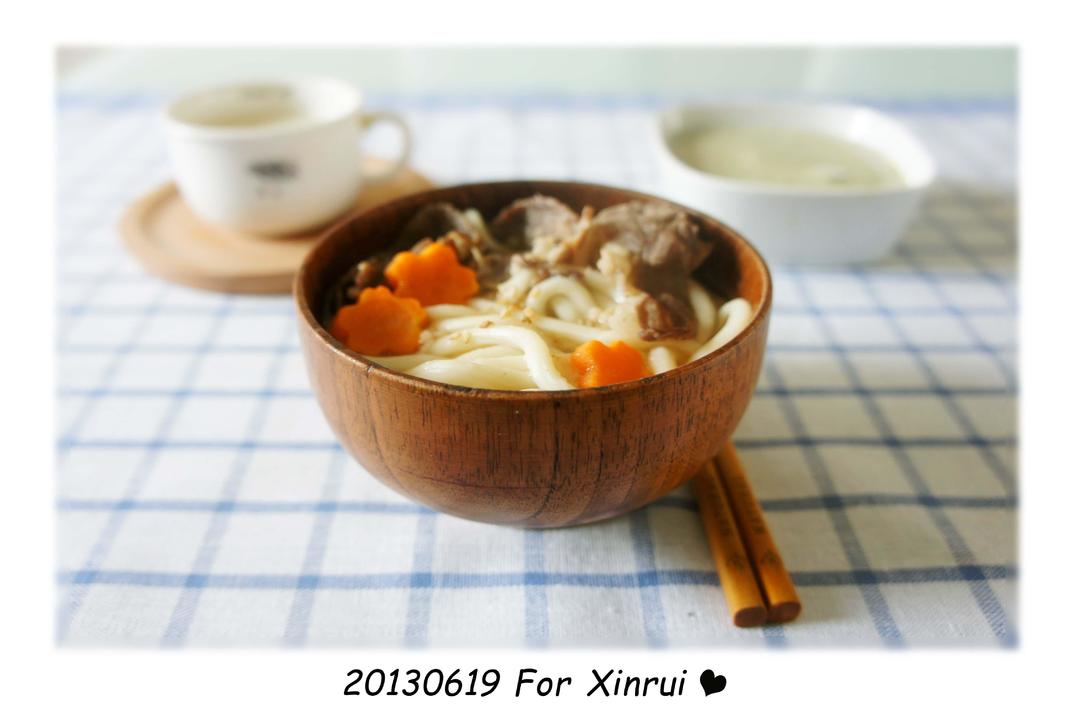 日式乌冬肥牛拉面