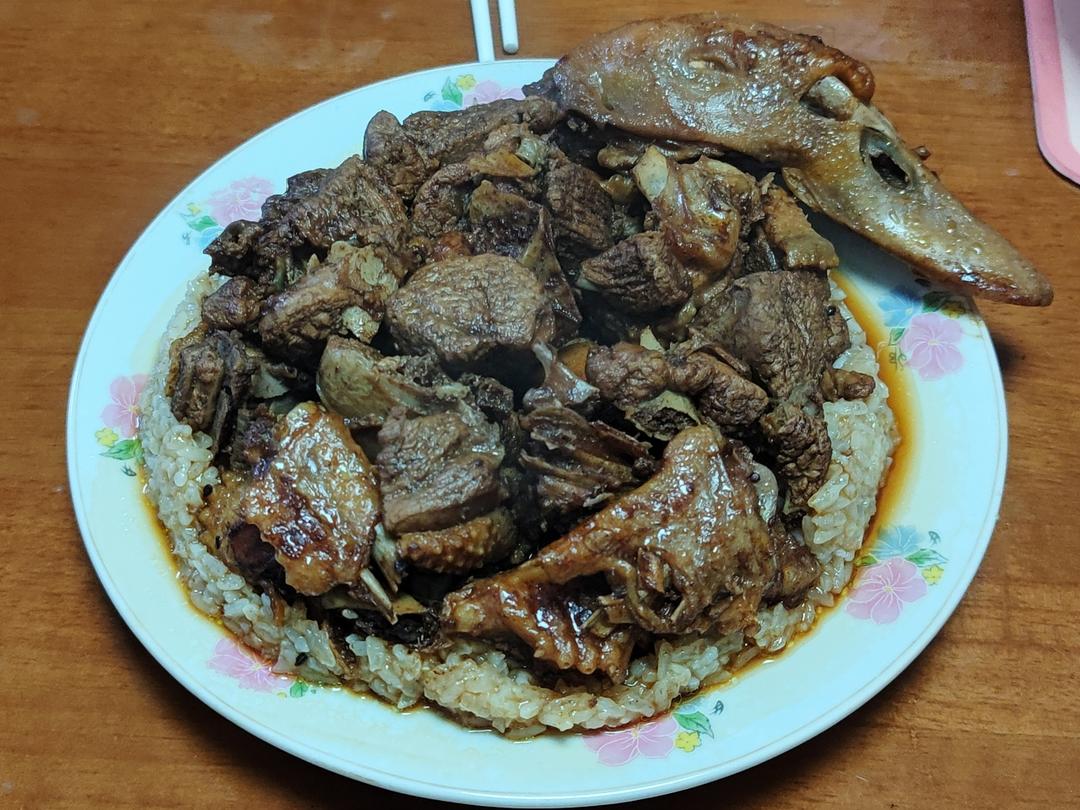 自制糯米鸭饭😋