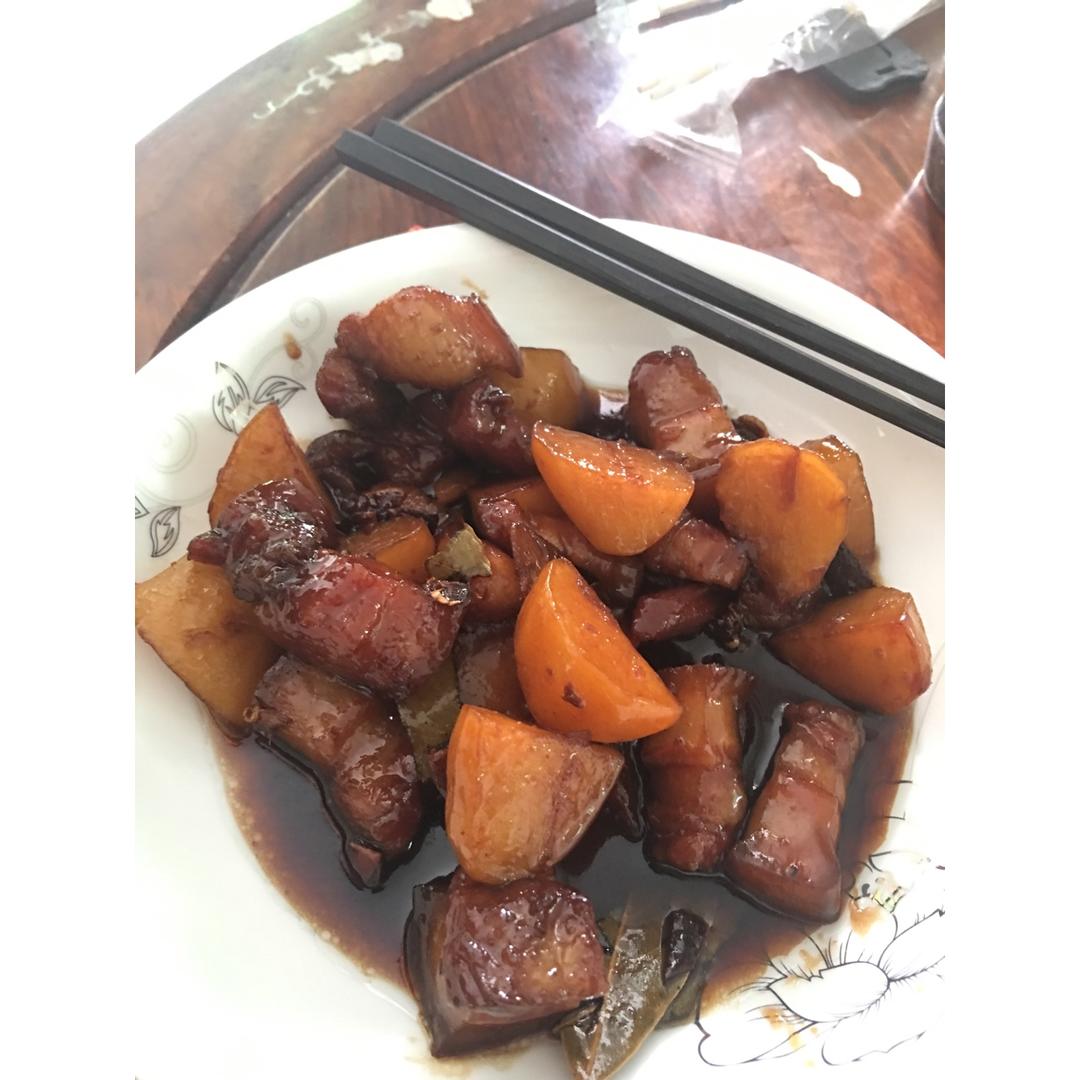 不焯水不放油的家常红烧肉