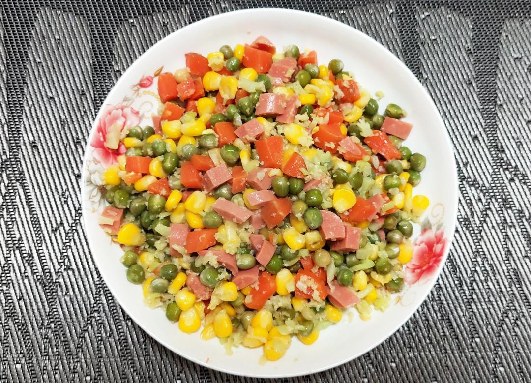 减脂餐♥低脂欧阳娜娜无米花菜炒饭