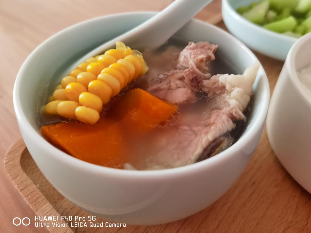 山药玉米排骨汤