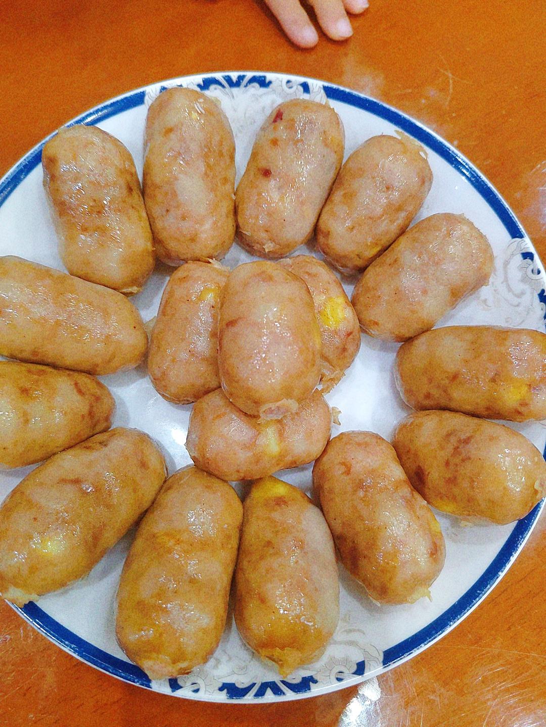 玉米猪肉波波肠