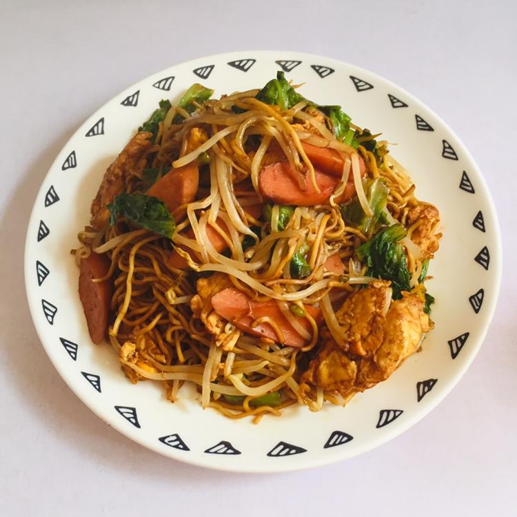 在家做出街头风味的炒面
