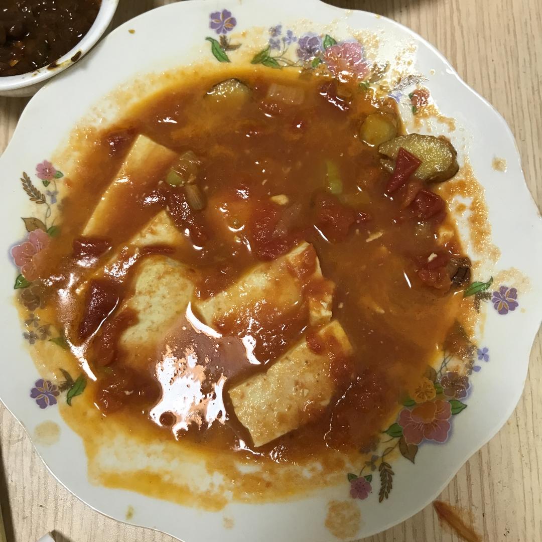 番茄鲜虾豆腐