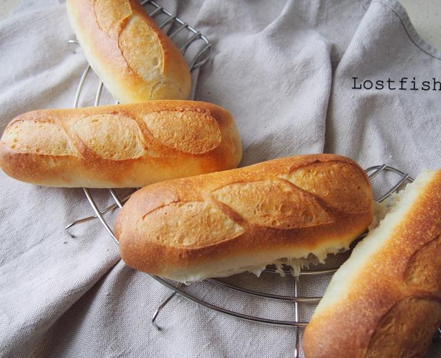 无油无糖免揉迷你小法棍的做法