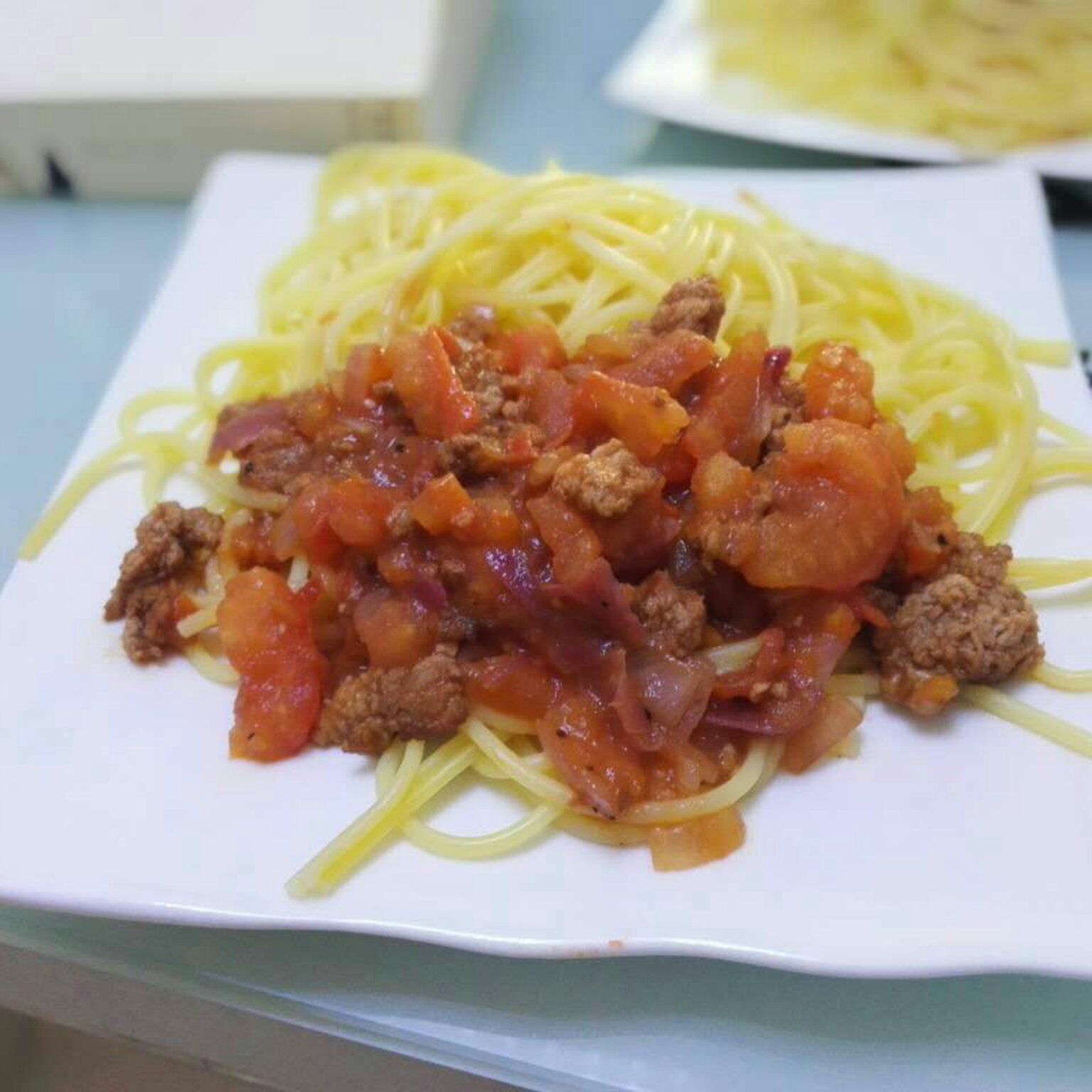 番茄肉酱意大利面