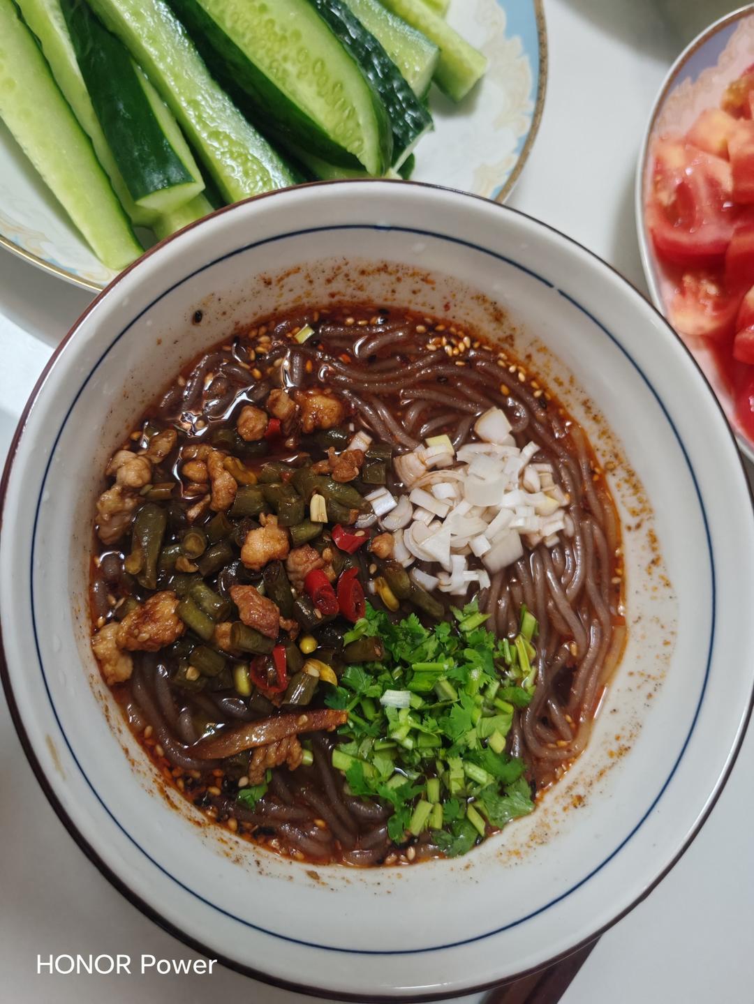 酸豆角炒肉末