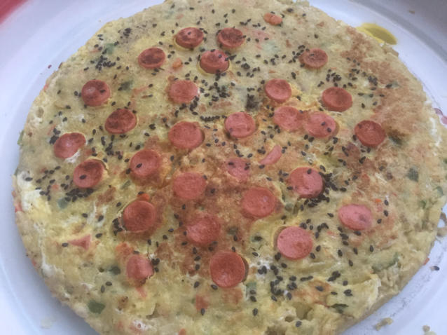 芹菜蛋饼