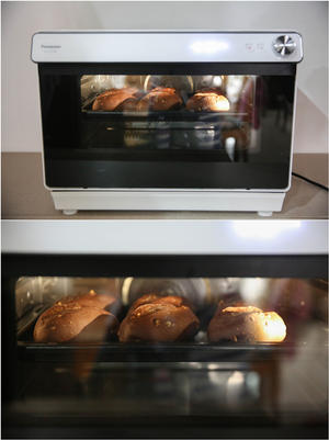 巧克力坚果面包——松下NU-JK200蒸烤箱食谱的做法 步骤16