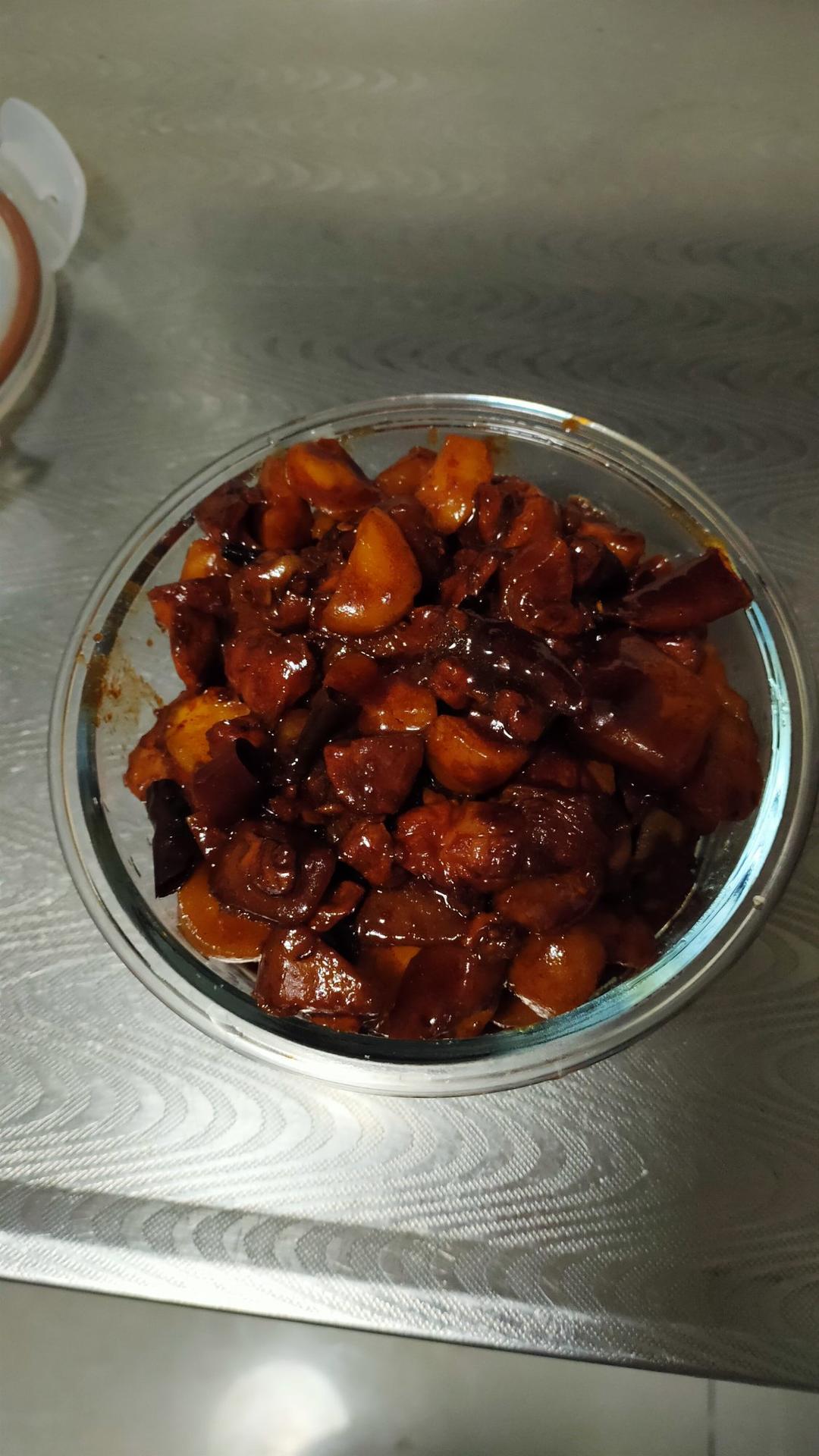 香菇板栗焖鸡