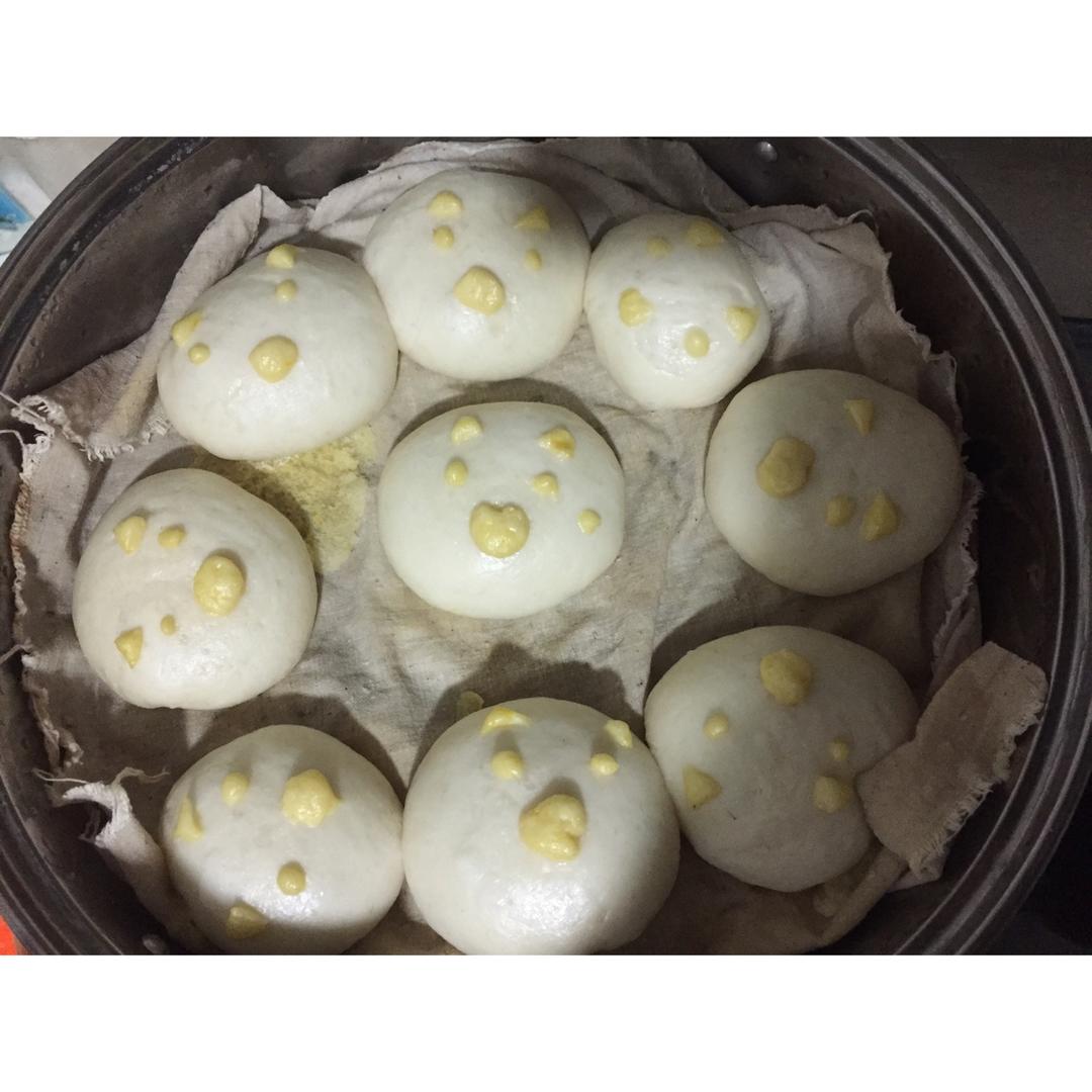 可爱的小猪豆沙包