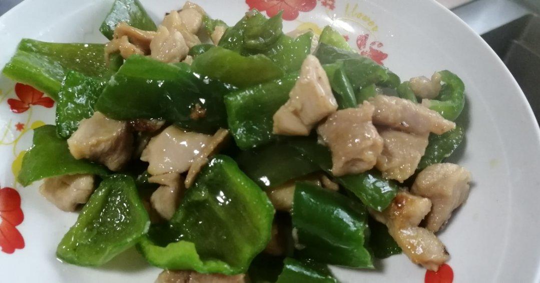 青椒炒鸡腿肉（大厨级别）
