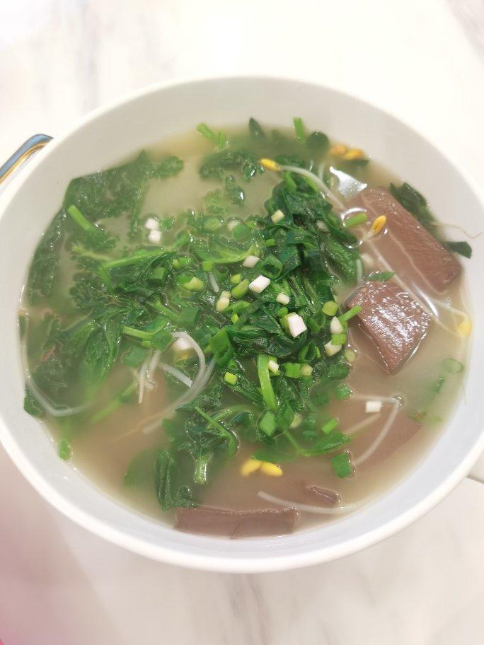 简版鸭血汤