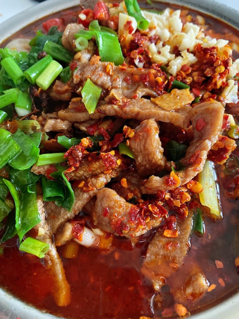 星星-623做的水煮牛肉 (正宗川味家常)