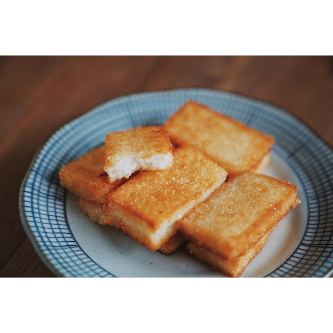 糯米糍粑---江南人叫它糍饭糕！