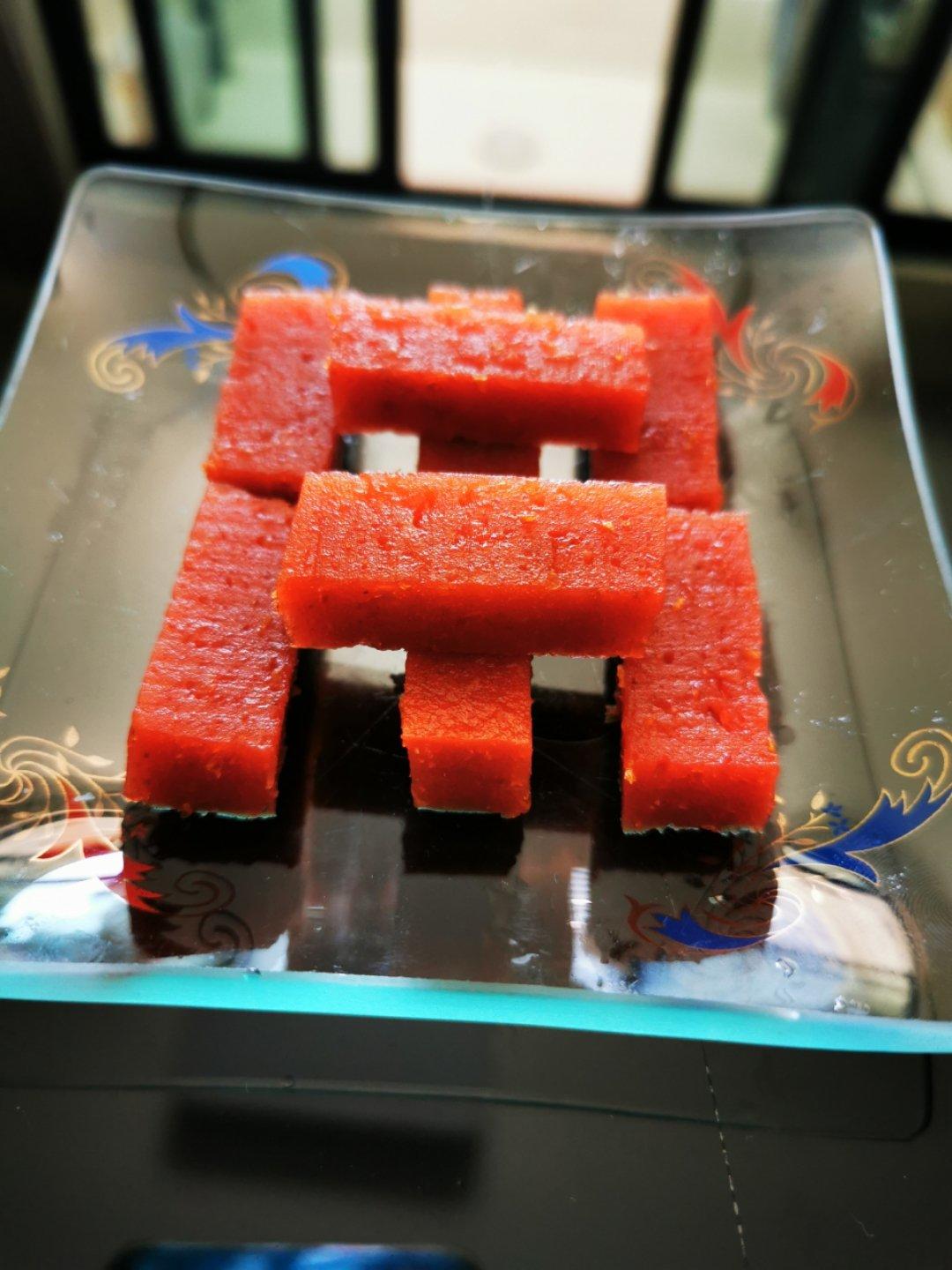 山楂糕－山楂酱（附果丹皮做法）