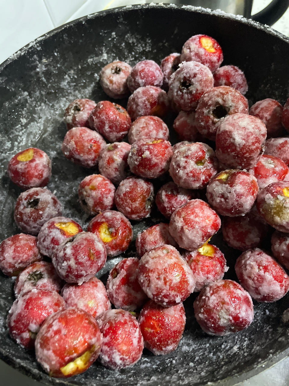 雪花山楂球 酸甜爽口 开胃又好吃 附细节视频详解