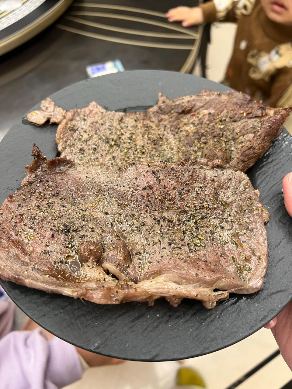薄切牛排7分熟教程