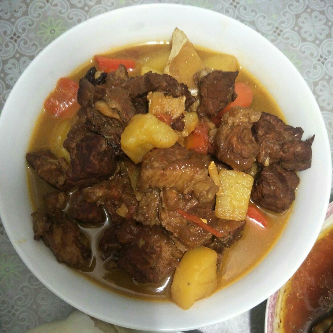 番茄土豆炖牛腩