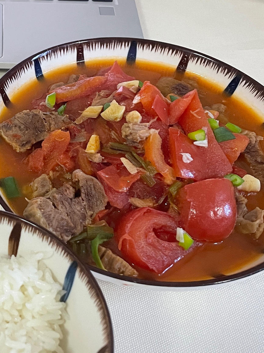 酸甜浓郁～超开胃🔥番茄滑蛋牛肉饭