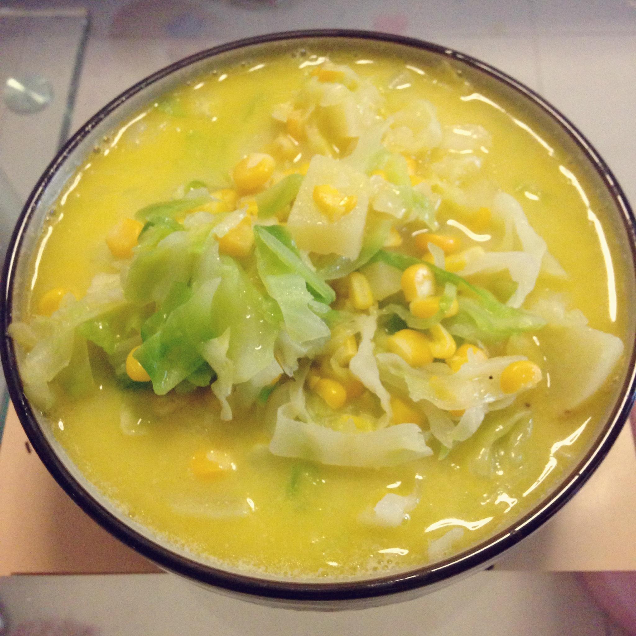卷心菜土豆玉米减肥汤的做法