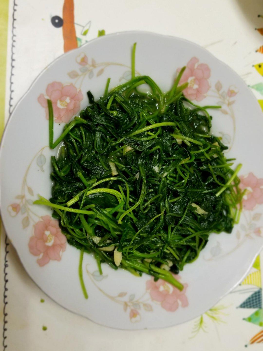 私房清炒芝麻菜