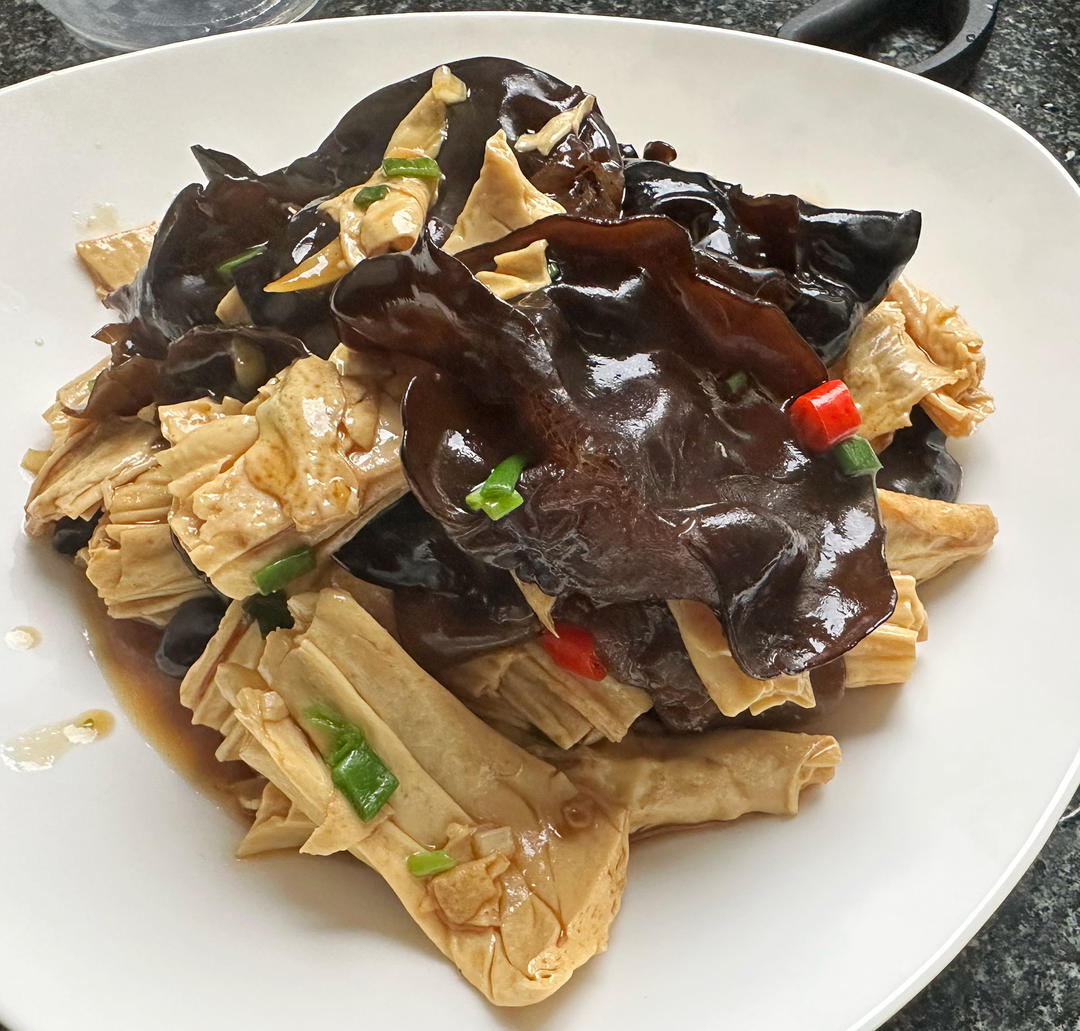 比肉还好吃的烧腐竹