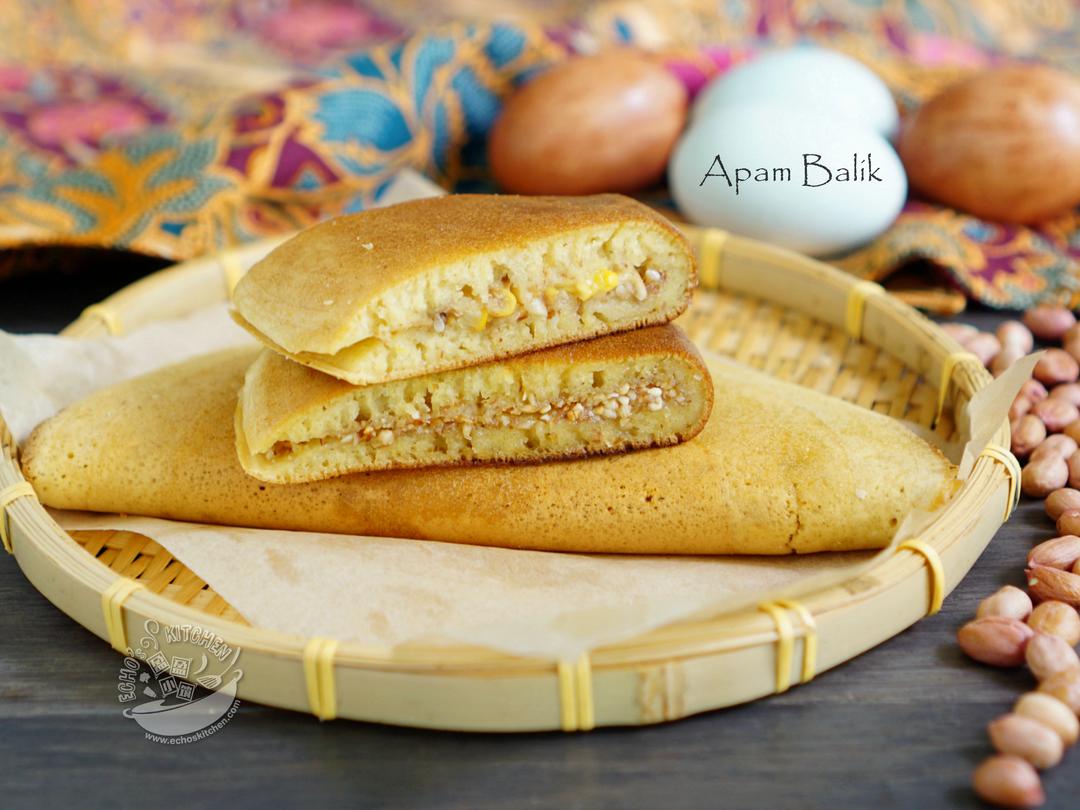 泡打粉版【曼煎糕】Apam Balik的做法