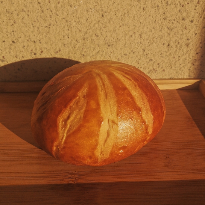 天然酵母版低卡布里面包的做法