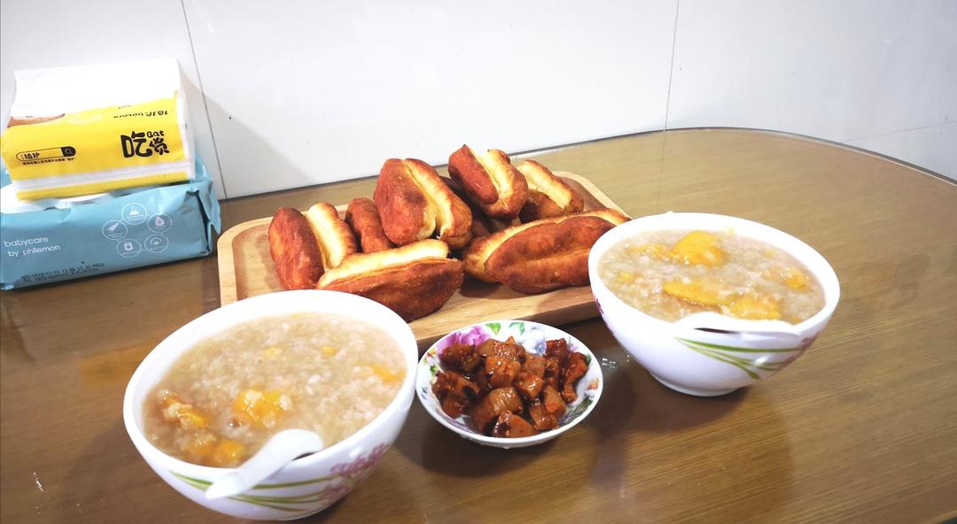 自制无泡打粉油条