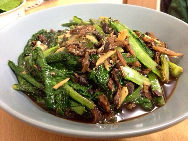 豆豉鲮鱼油麦菜