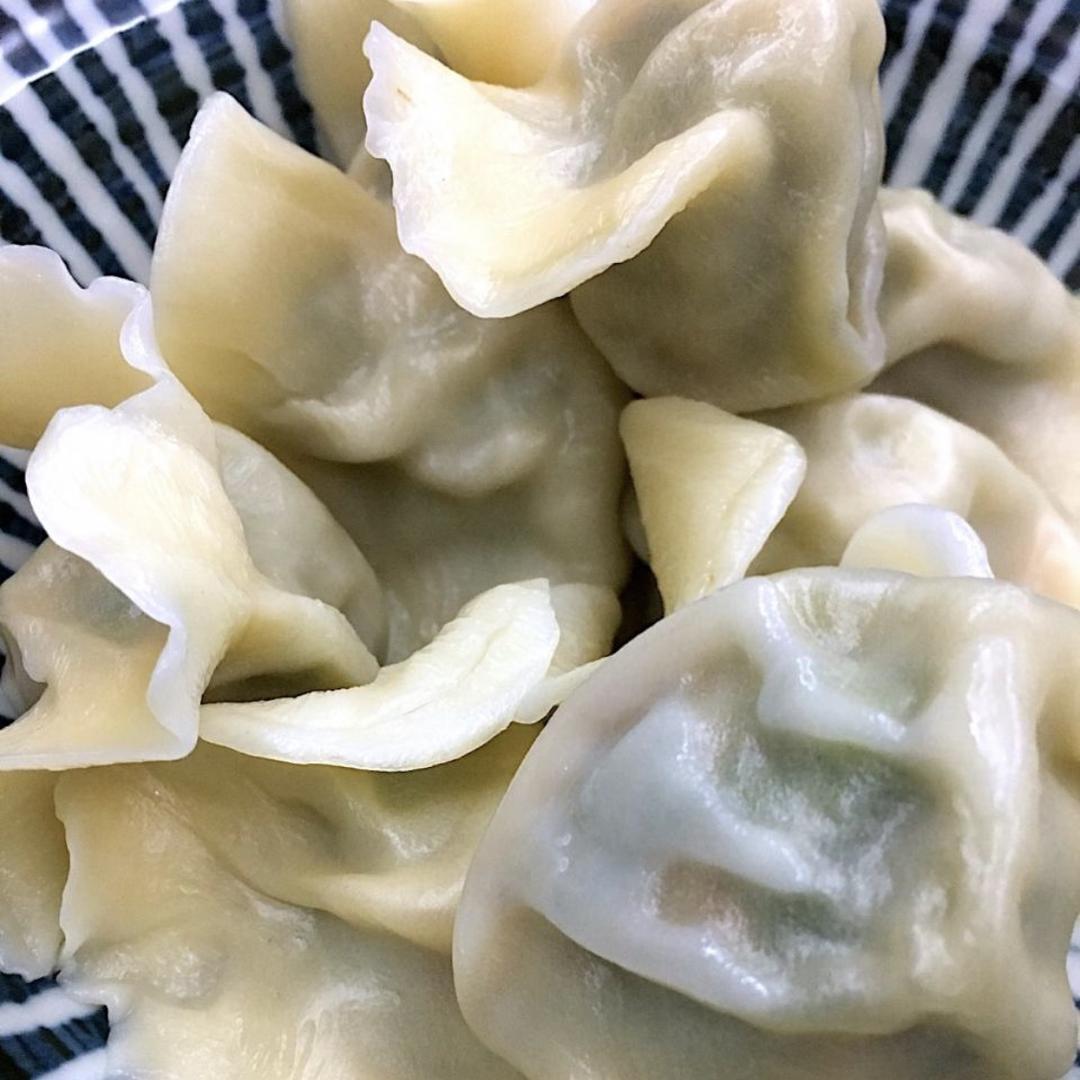 荠菜鲜肉饺子