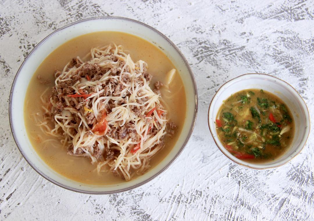 傣味酸笋煮牛肉的做法