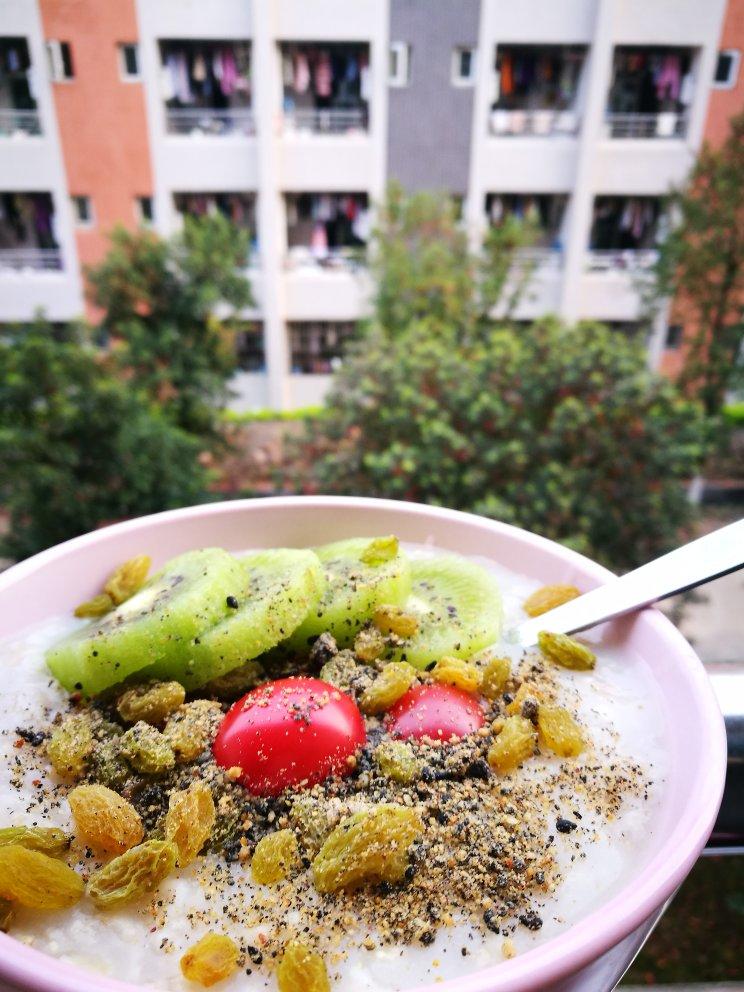 多口味牛奶钢切早餐燕麦粥丨健康·三餐