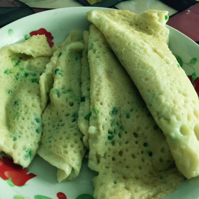 10分钟快手早餐~葱香蛋煎饼