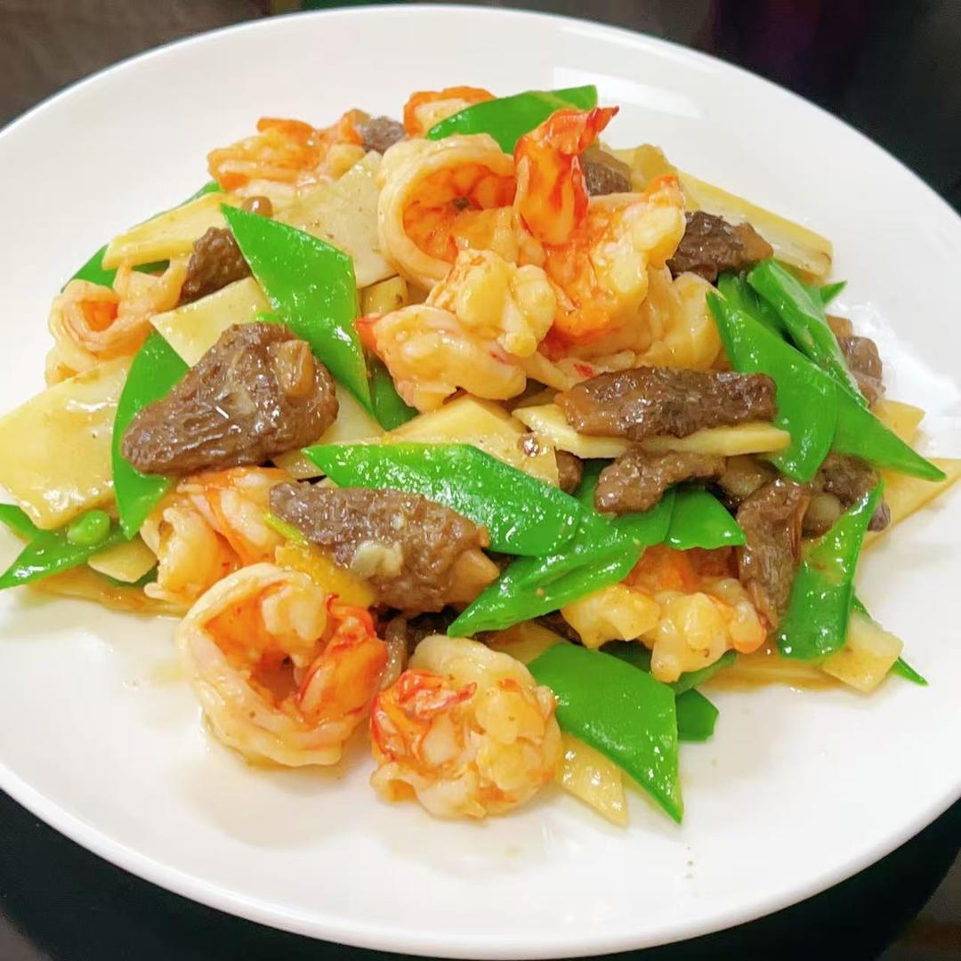 羊肚菌炒时蔬(山珍海味)瘦身减脂