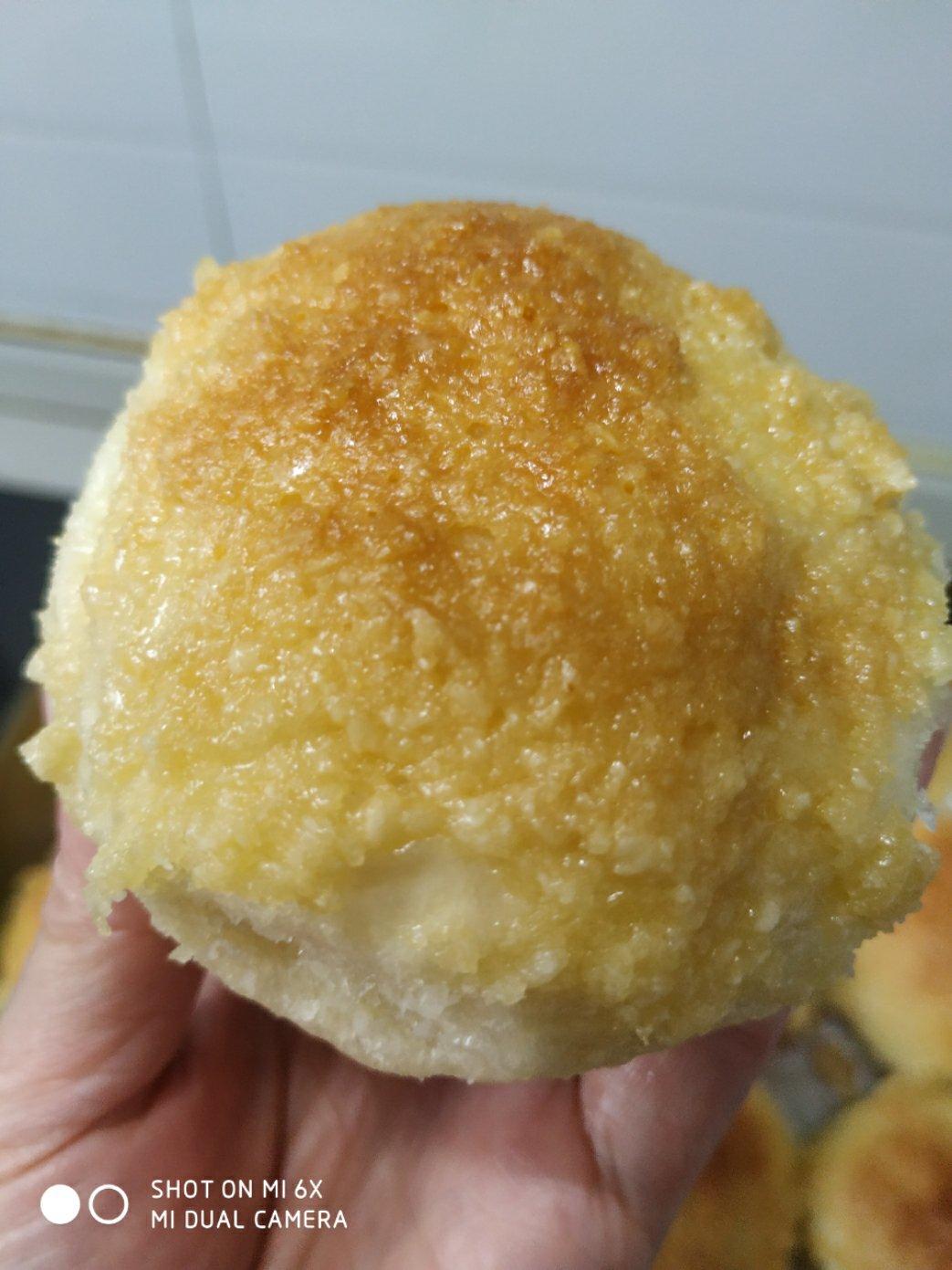 椰蓉面包（不用厨师机也能做面包，附手揉视频）