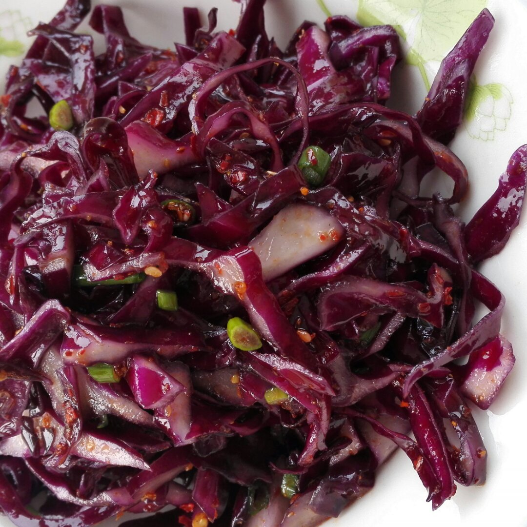 凉拌紫甘蓝