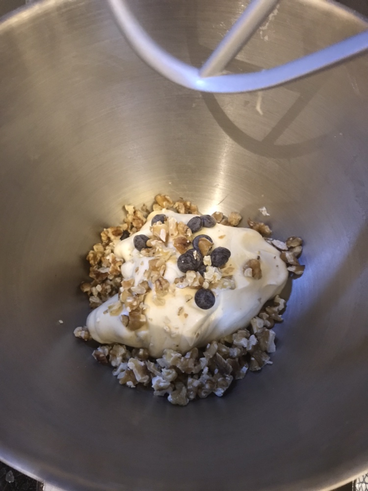 使用天然酵种制作的核桃巧克力黄油面包的做法 步骤3
