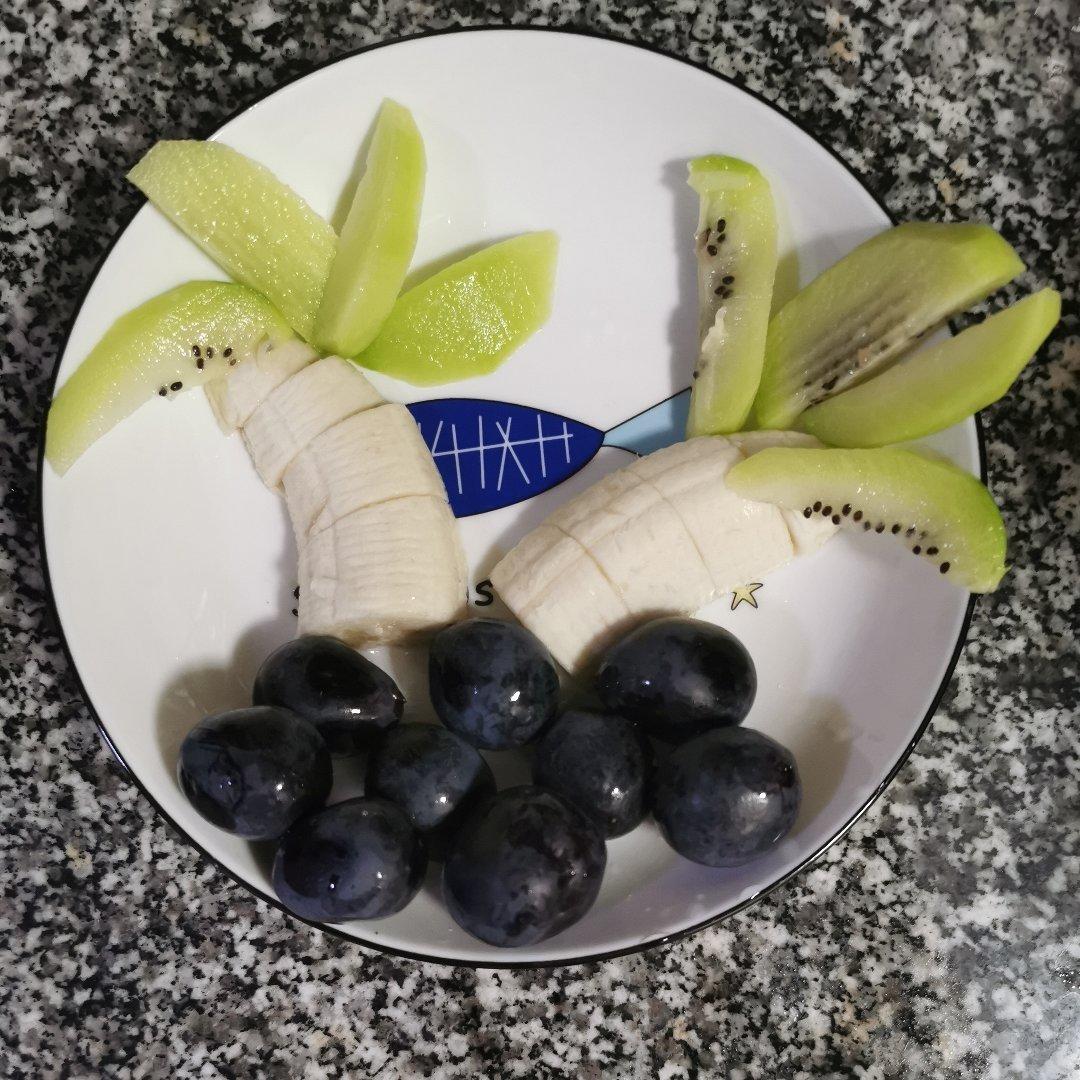 海岛风水果拼盘