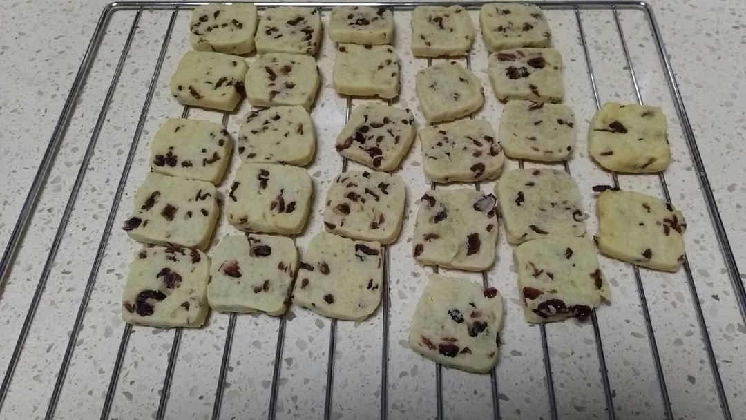 低糖少油版蔓越莓饼干