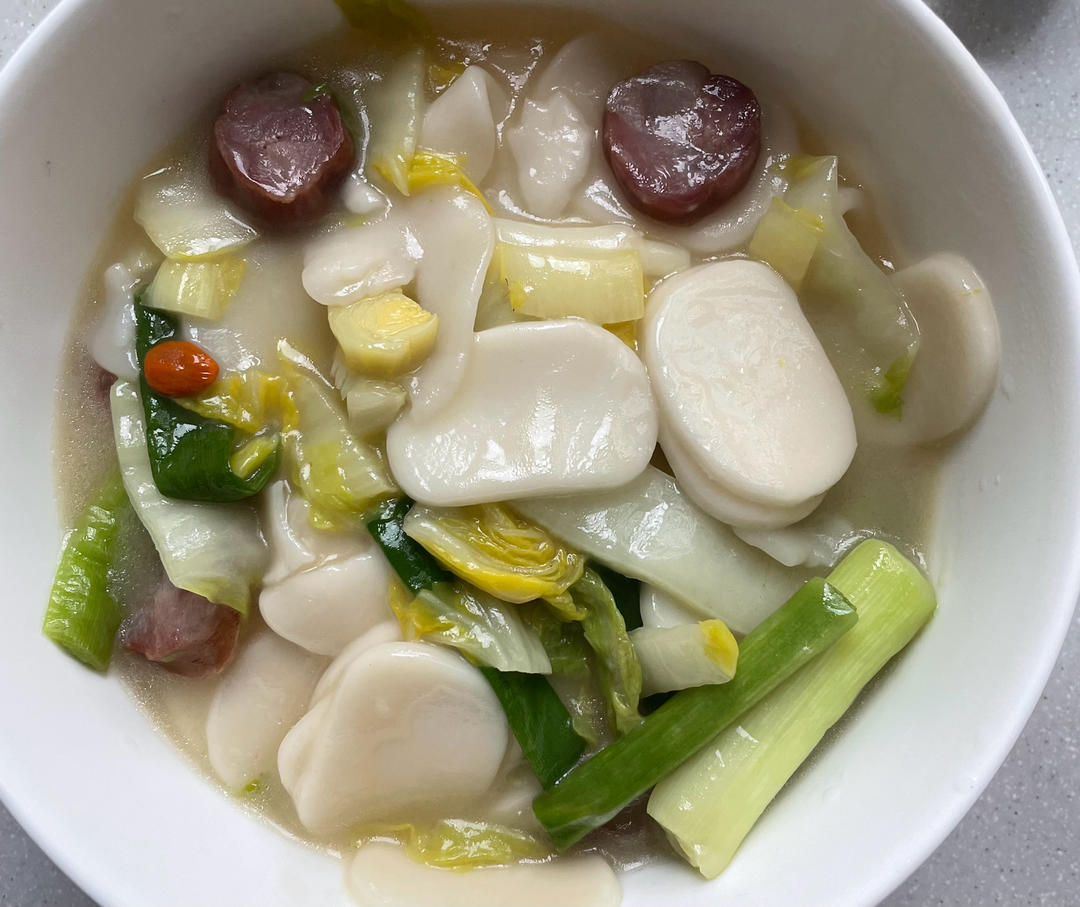 白菜炒年糕